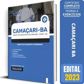 Apostila Camaçari Ba 2023 - Agente De Combate À Endemias