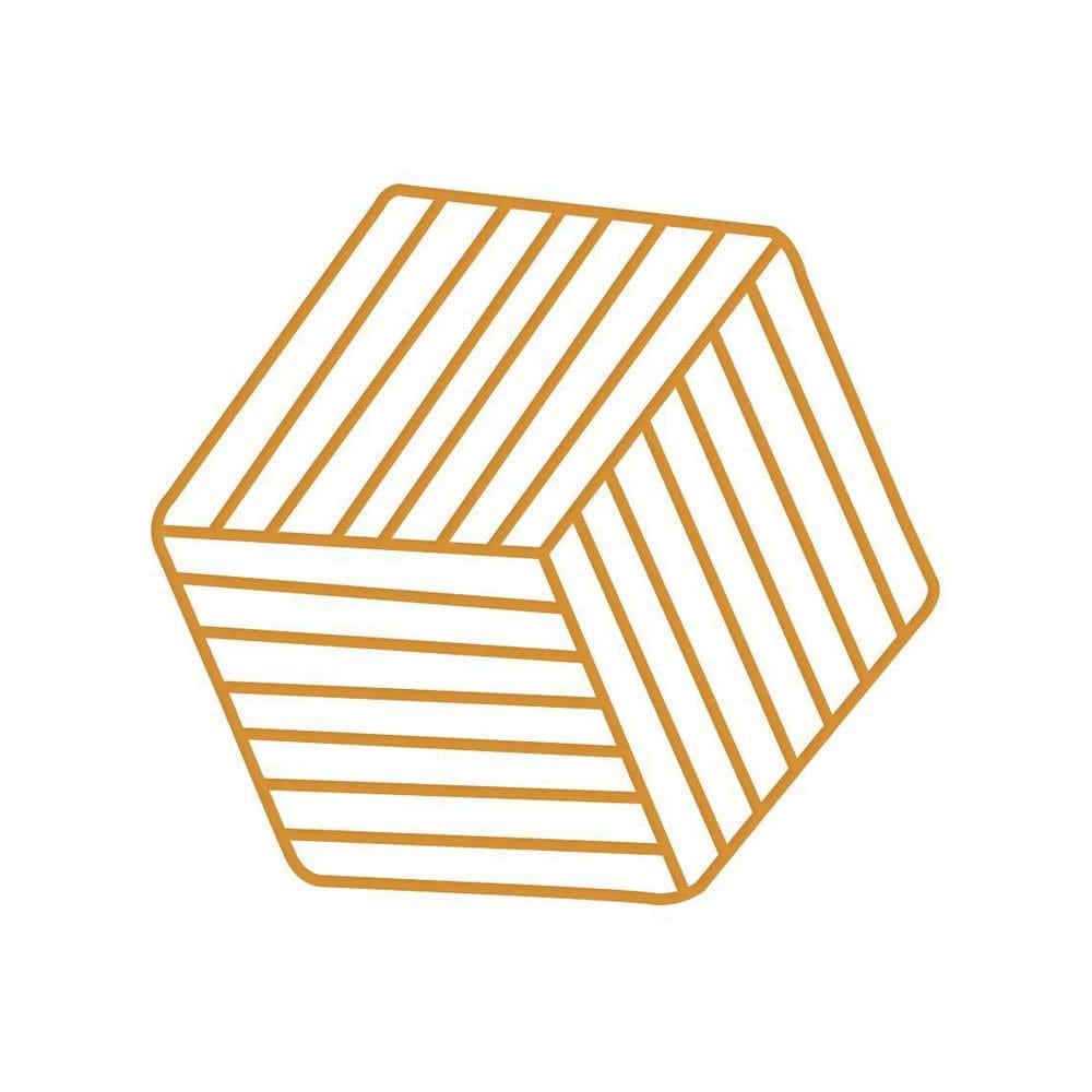 Kit De 3 Descansos Para Copo Hexagonal - Oikos