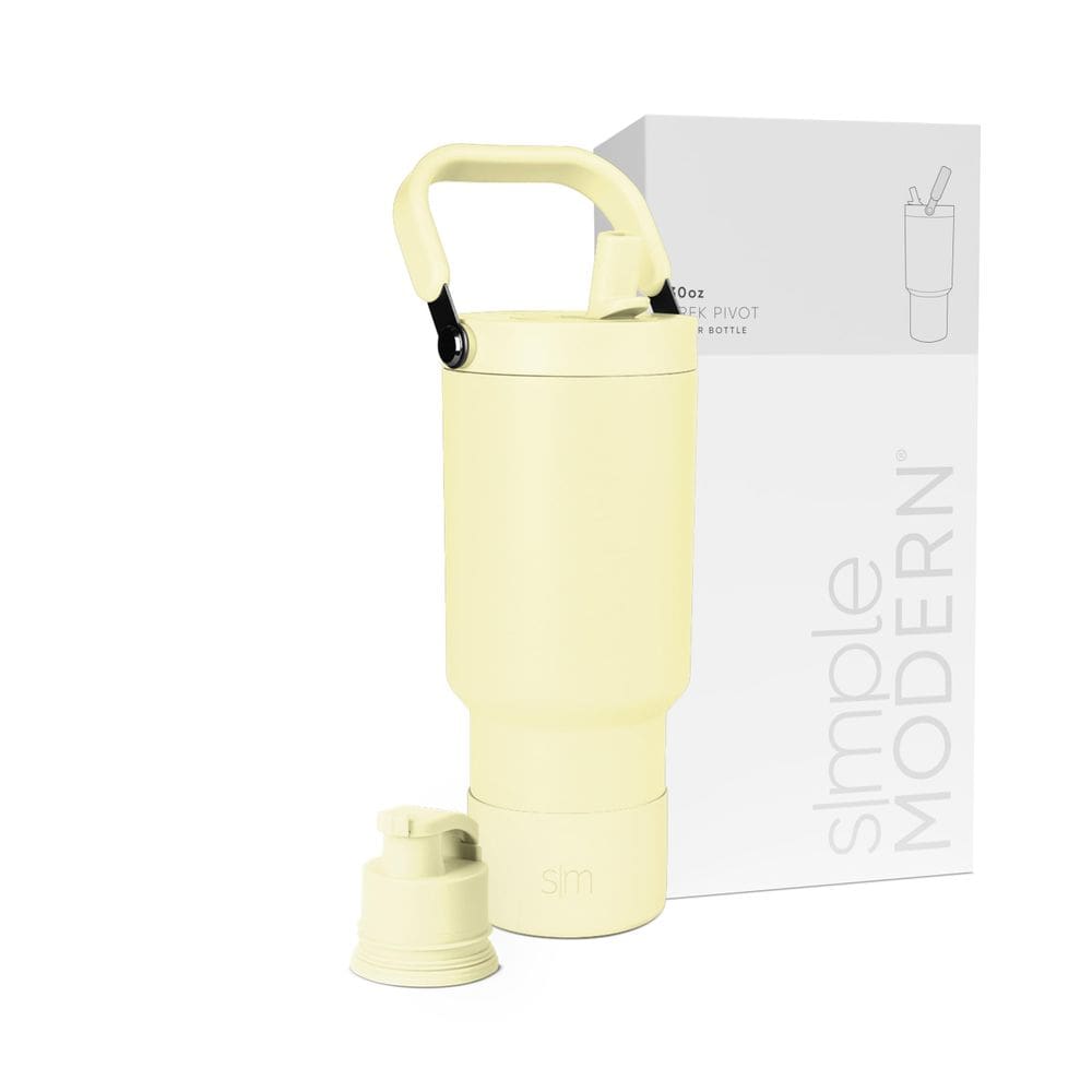 Garrafa de água Simple Modern Trek Pivot 900 ml em aço inoxidável