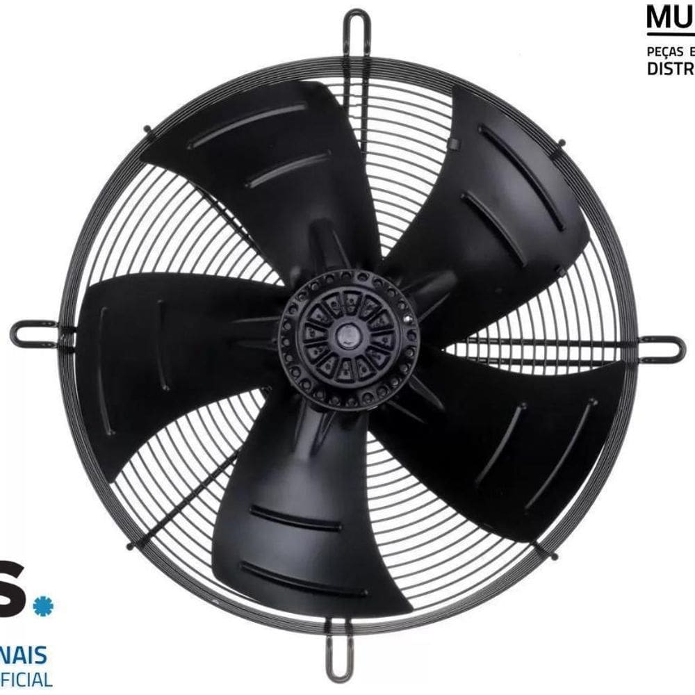 Motor Ventilador Axial 4M-400Ec 43,5 X 43,5 X 20 Cm Eos