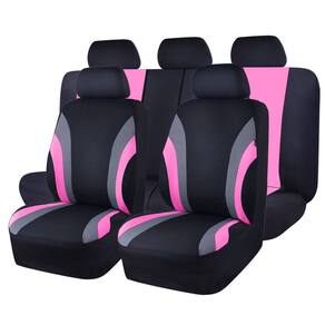 Capa de assento de carro CAR PASS Line Rider Sporty Cloth 11 unidades preta/