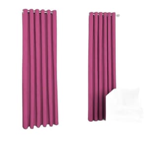 Cortina Pink Sala Quarto 300X180 Para Varão - Fabritex