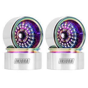 Aro de roda INJORA 1.9 Alumínio Offset -10 mm para 1/10 RC Crawler