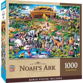 Obras-primas do quebra-cabeça Noah`s Ark 1000 peças