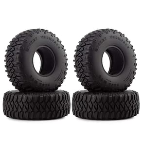 Pneu INJORA de 1,55 polegadas para carro RC Crawler D90 TF2 Tamiya CC01