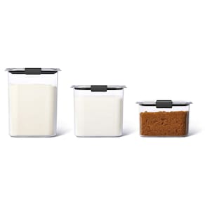 Conjunto de armazenamento de alimentos Rubbermaid Brilliance Plastic 6 peças
