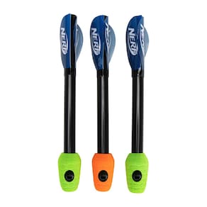 Setas de espuma de reposição e foguetes de salto Nerf Rip Rockets, pacote com 3