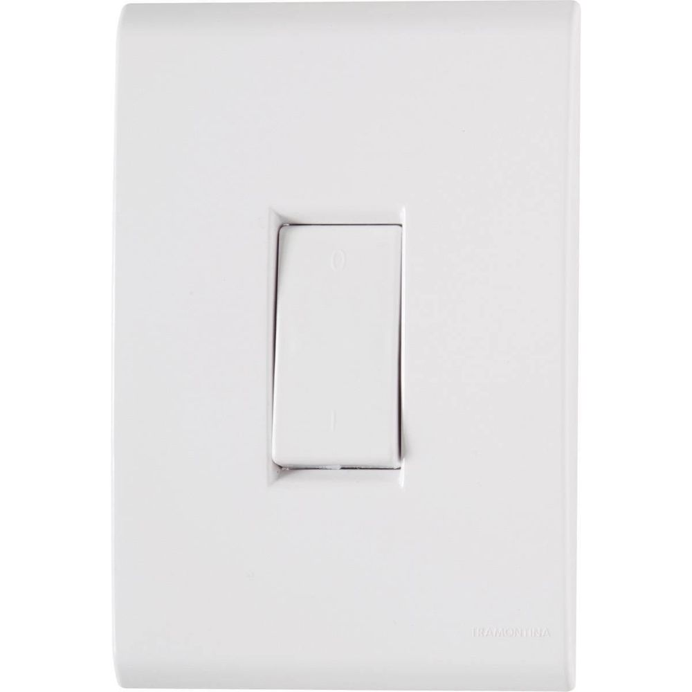 Conjunto Montado Liz 4X2 1 Interruptor Bipolar Tramontina