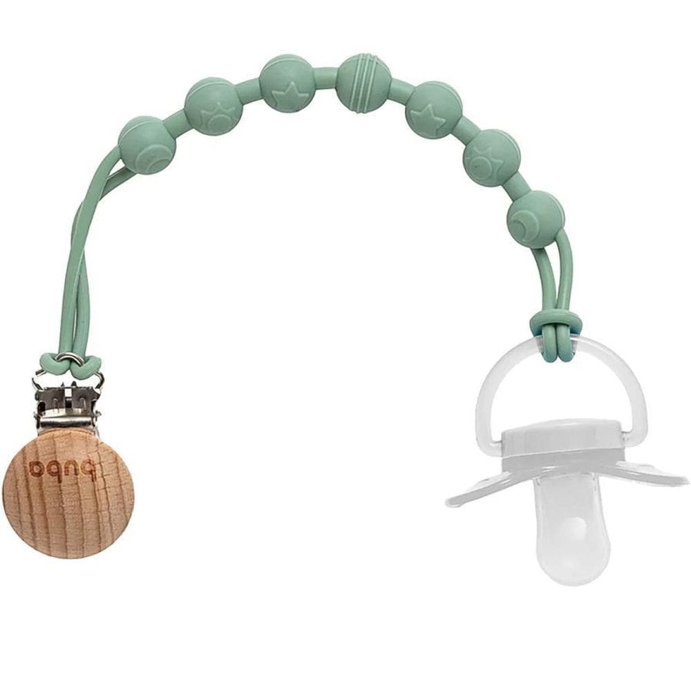 Prendedor De Chupeta Silicone Verde - Buba