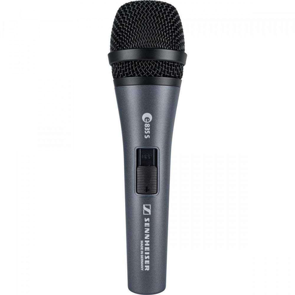 Microfone Dinâmico Cardióide Sennheiser E835-S Conector XLR-3