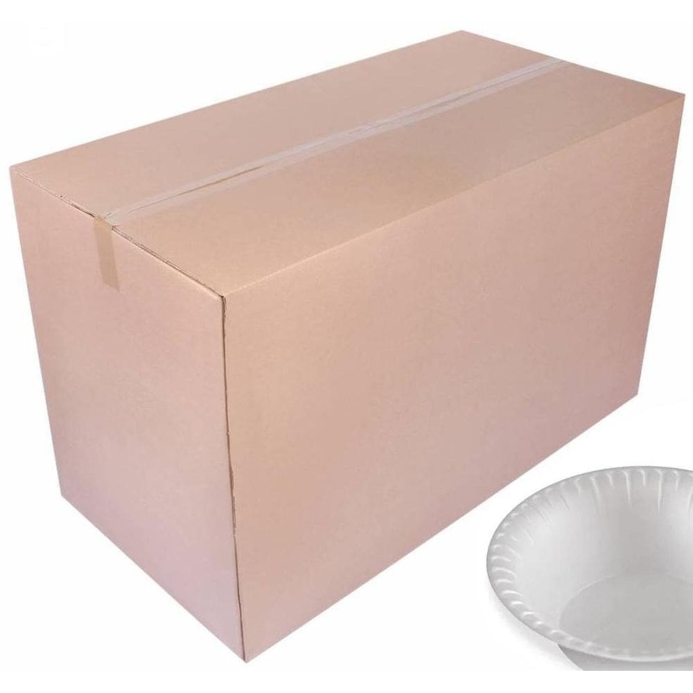 Kit 400 Cumbuca De Isopor Térmico 15Cm Fundo - Ultra