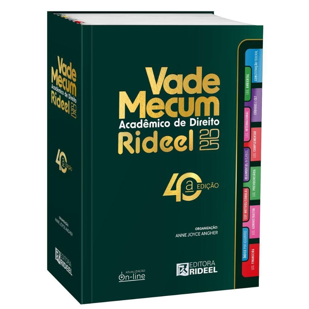 Vade Mecum Acadêmico de Direito Rideel - Tradicional - 2025