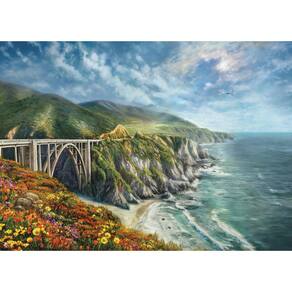Quebra-cabeça Ceaco Thomas Kinkade Big Sur 1000 peças
