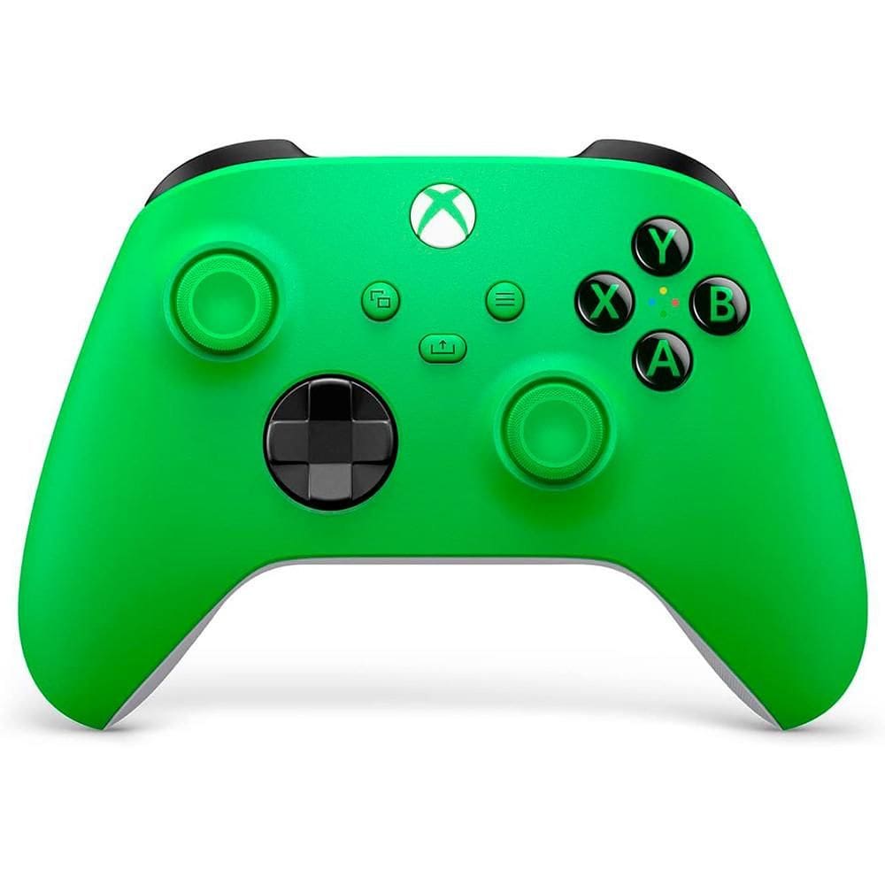 Controle Sem Fio Xbox Series S X One Pc Velocity Green Verde