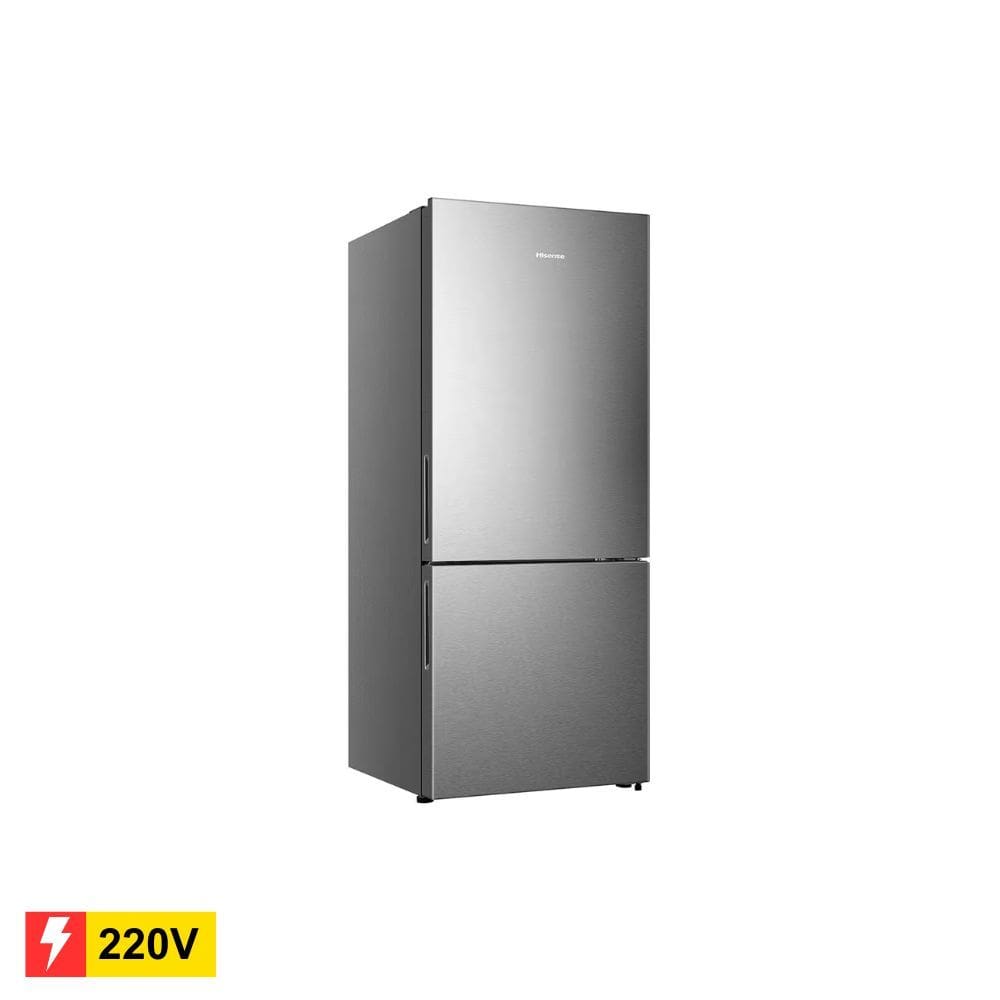 REEMBALADO: Geladeira Hisense Botton RB-52W Frost Free 397L Inox Look - 220V
