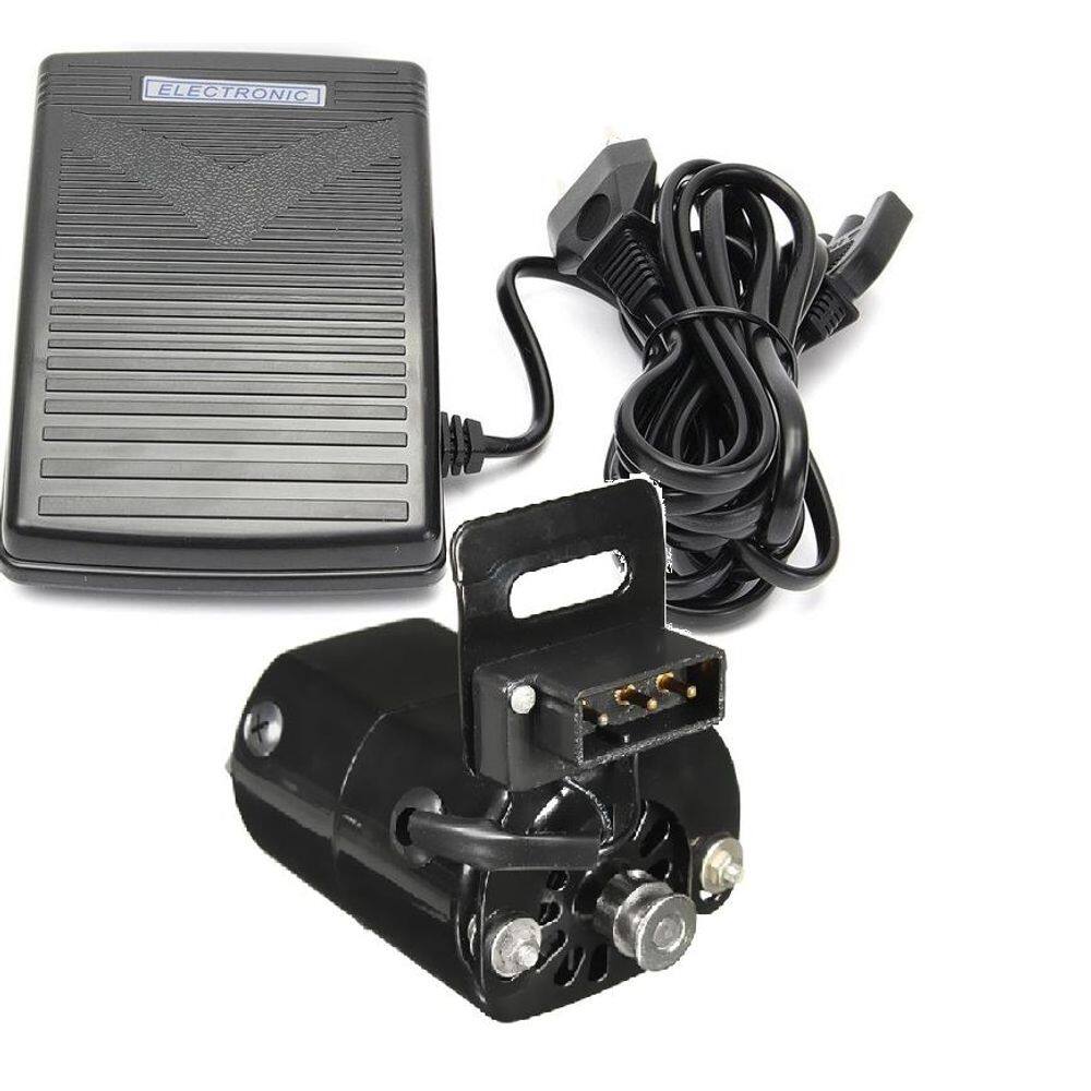 Motorzinho Doméstico Preto com Pedal aceleradorEletrônico