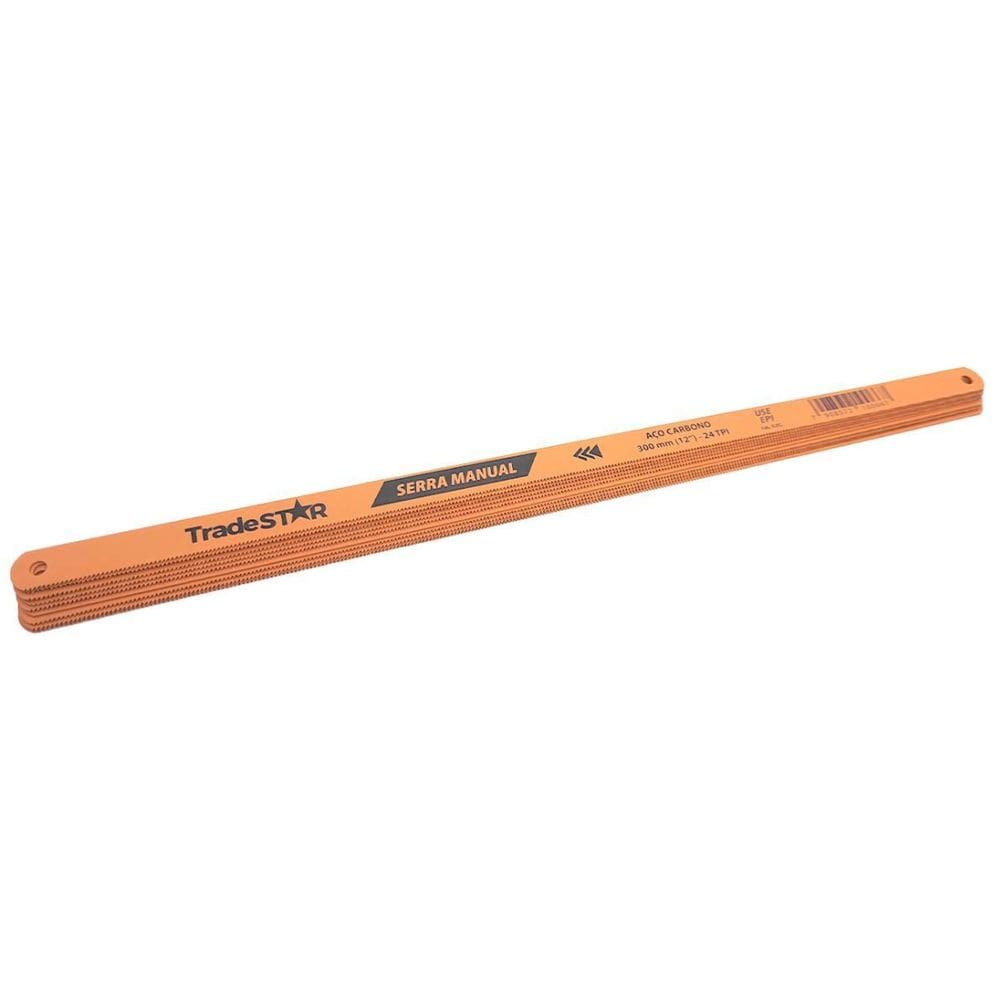 10 Serrinhas Serra Manual Bimetal 24 Dentes Tradestar