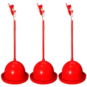 Bebedouro Automático para Aves Sgamaq 80-100 Kit 3 Unidades