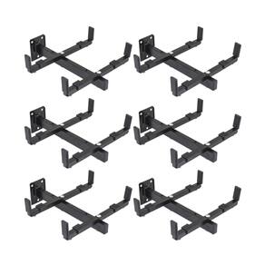 Suporte para Forno Micro-ondas Brasforma SBR3.4 Preto - 6 Unidades