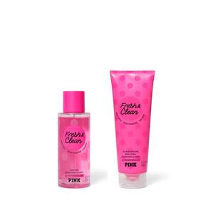 Conjunto de perfumes e loções Victoria`s Secret Pink Fresh & Clean