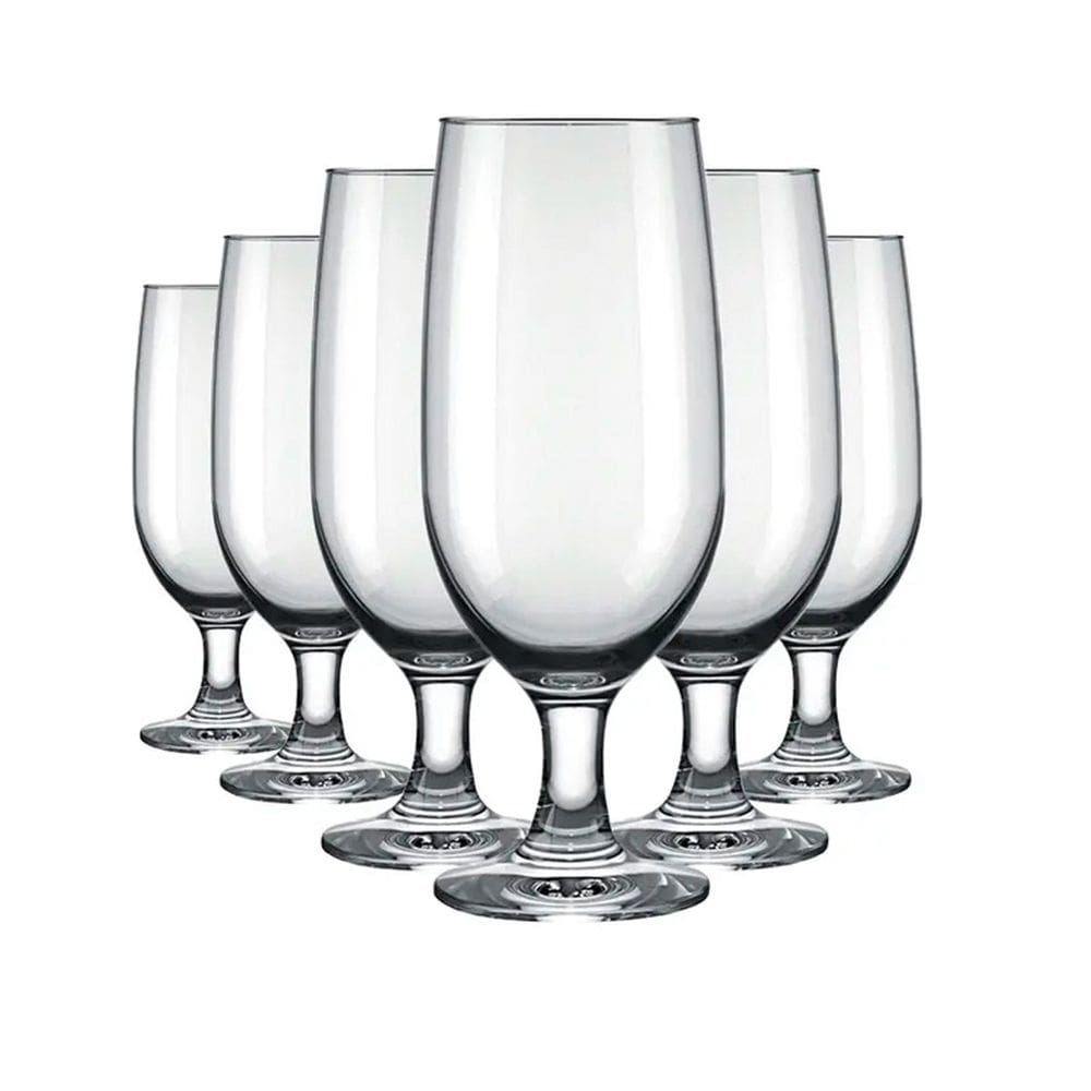 Taça para Cerveja Floripa Vidro 300ml 6 Unidades - Nadir 7732