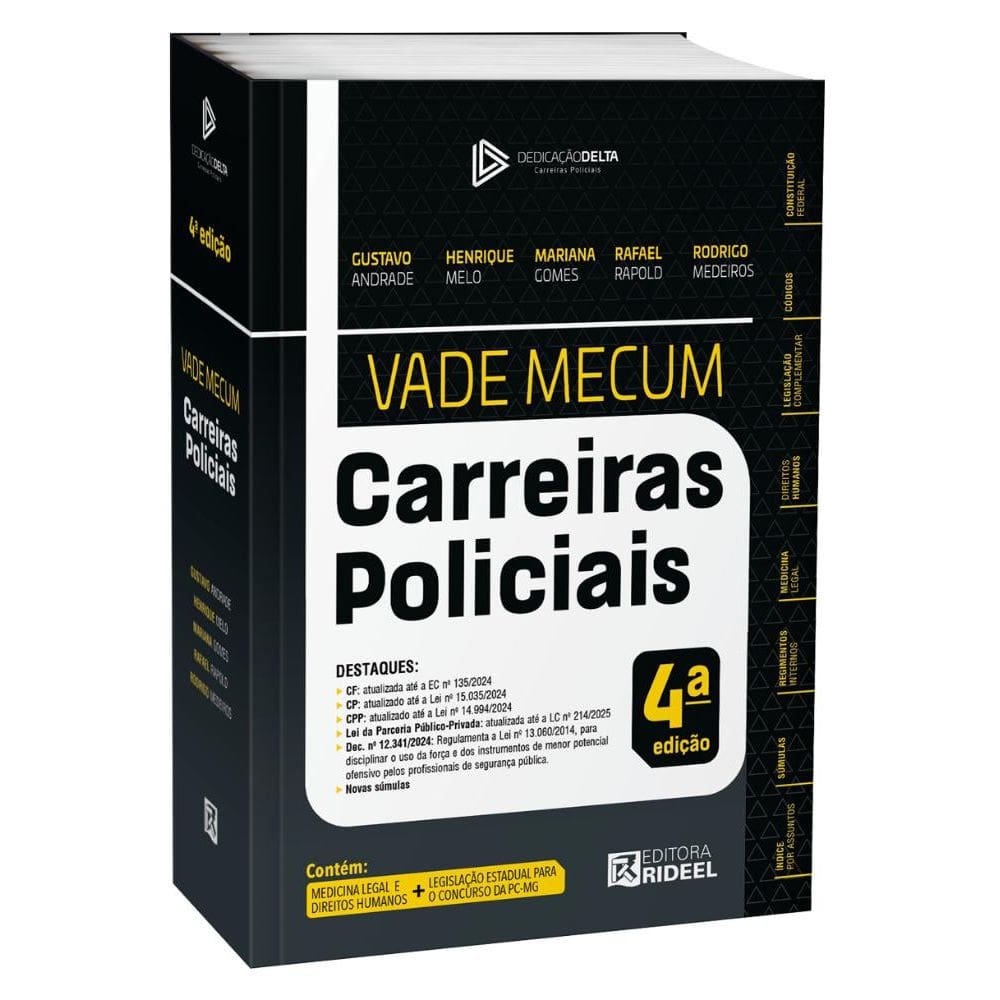 Vade Mecum Carreiras Policiais - Dedicação Delta - 4ª Edição