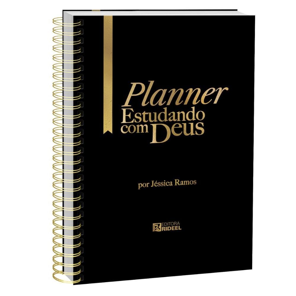 Planner Estudando com Deus - Capa Preta