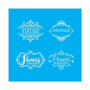 Stencil Tamako Vintage - 30X30Cm - Ref D245