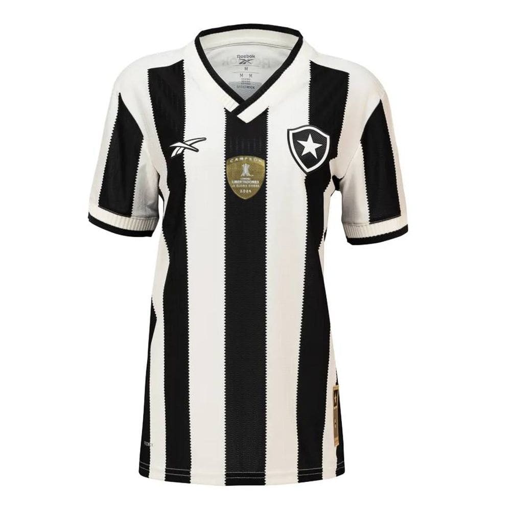Camisa Botafogo Feminina 2024/2025 Patch Libertadores - Preto - G