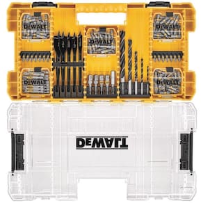 Kit De Bits E Brocas Max Fit Tstak Dewalt Toughcase