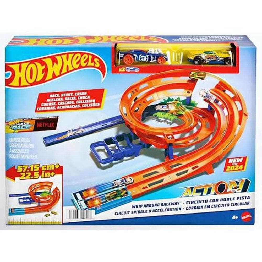 Htk17 Circuito Giro Veloz Hot Wheels Action