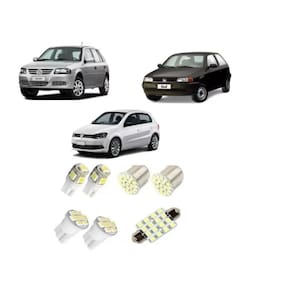 Kit Lampada Led Gol G4 G5 G6 Luz Pingo Teto Placa Ré Torpedo