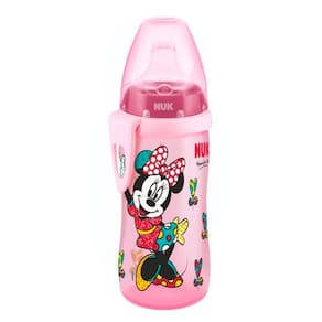 Copo de Treinamento NUK Active Cup Disney Britto 12+ Meses Rosa 300ml
