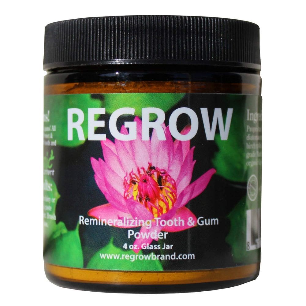 Frasco de vidro remineralizante de 120 mL para dentes REGROW