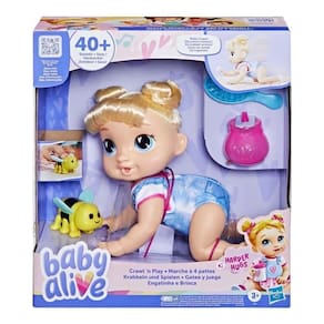 Baby Alive Engatinha E Brinca Loira Lala - Hasbro F9709