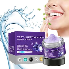 Pó de dente mineral para restauração de dentes 50g/50mL - ginolmis