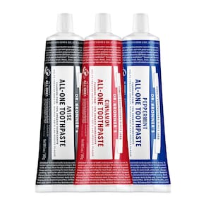 Pasta de dente Dr. Bronner`s All-One, 150 ml, variedade de 3 pacotes