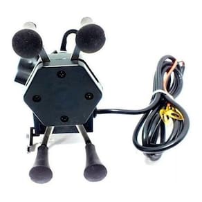 Suporte Universal USB p/ Celular - Moto/GPS - 360° - 12-30V
