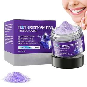Pó dental mineral para restauração de dentes LuusMM