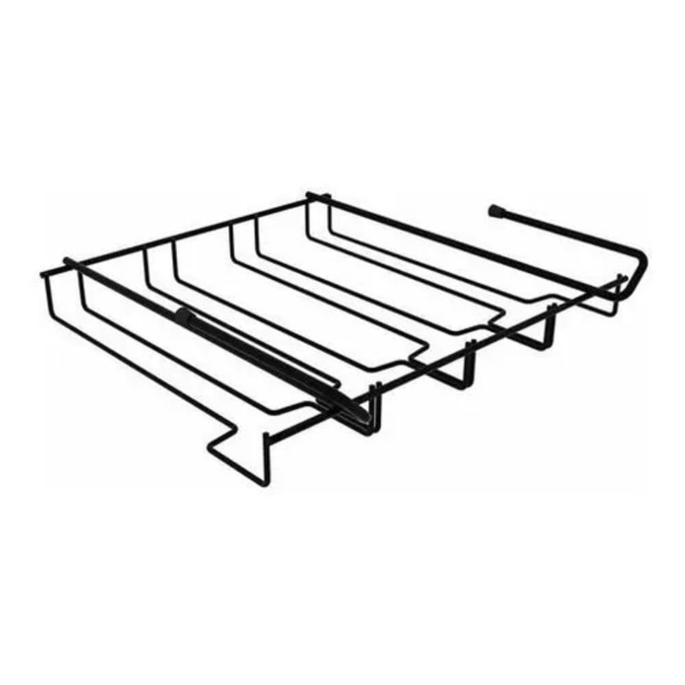 Suporte 12 Taças Organizador Suspenso Cozinha Dicarlo Preto