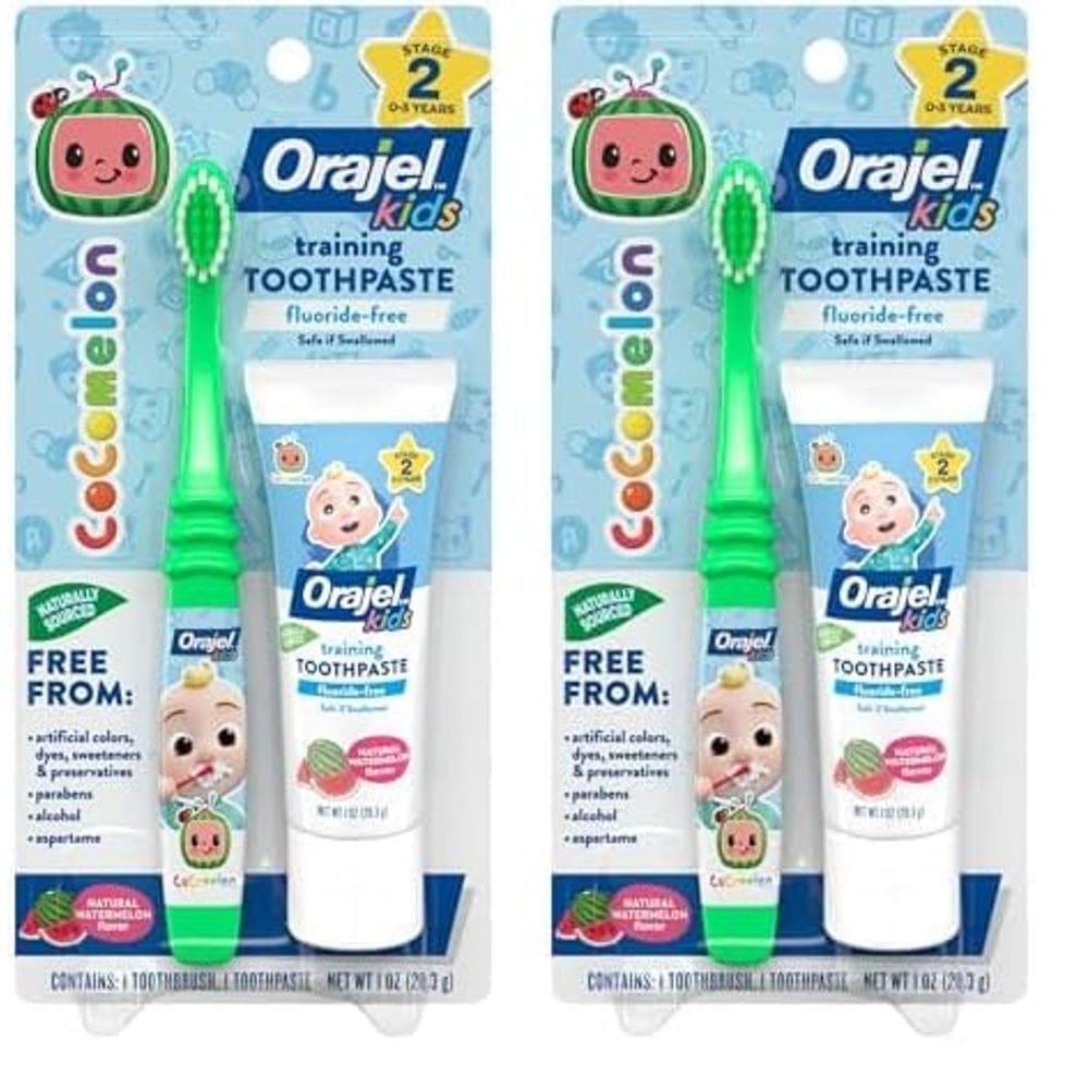 Pacote de treinamento Orajel CocoMelon Toddler com pasta e pincel de 30 ml