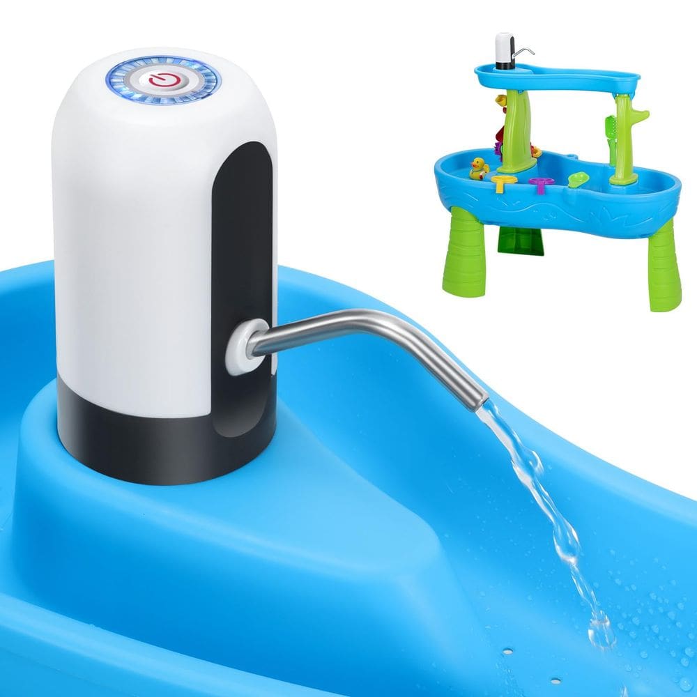 Bomba de mesa de água whciaxd portátil para crianças Water Play Table
