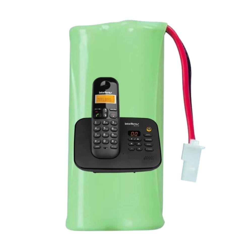 Bateria 2,4V 600Ma Telefone Sem Fio Ts 3130 Intelbras
