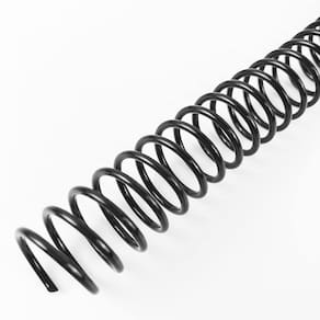 Bobinas de encadernação em espiral de plástico Binditek 16mm 140 Sheet Black