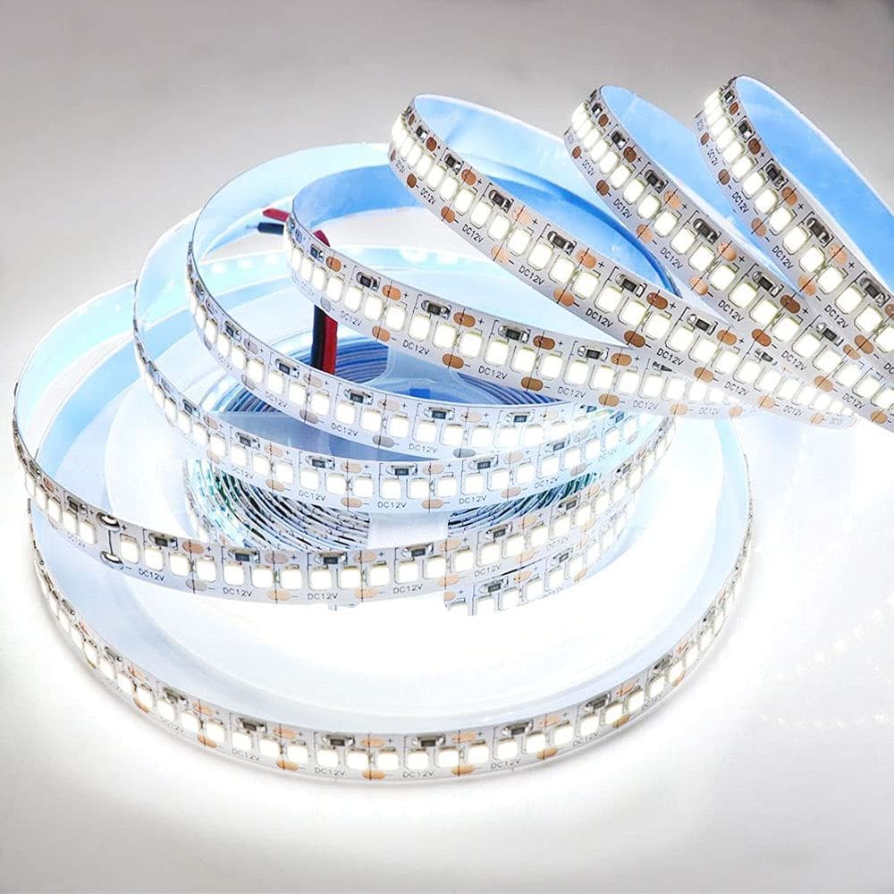 Luzes de faixa de LED SUYOOULIN SMD 2835 DC12V 16,4 pés 1200 LEDs