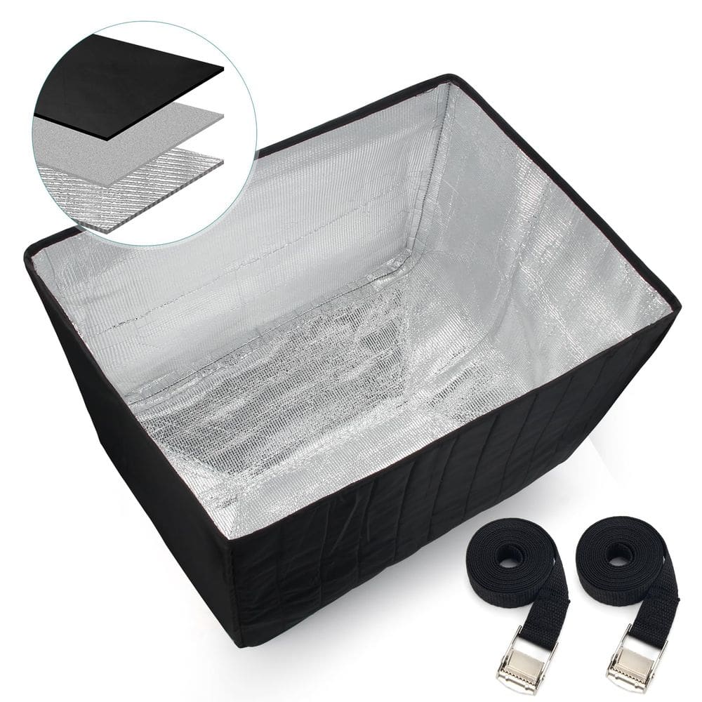 Tampa de ar condicionado para janela de inverno Luxiv Waterproof Black