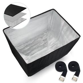 Tampa de ar condicionado para janela de inverno Luxiv Waterproof Black