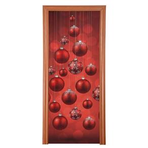 Decoração de tampa de porta Enfeite festivo Qilmy 82cm x 205cm