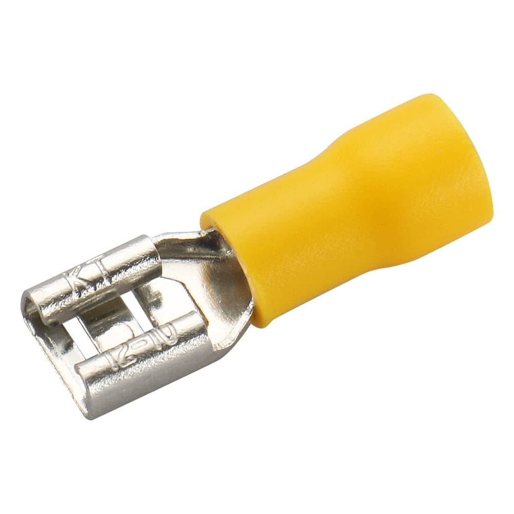 Terminal de crimpagem Baomain Feminino 12-10 AWG Amarelo (500 unidades)