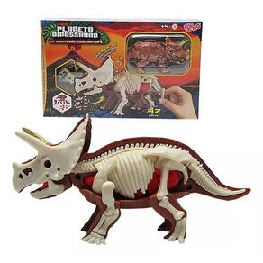 Kit Anatomia Triceratops 32 Peças - Toyng 52678